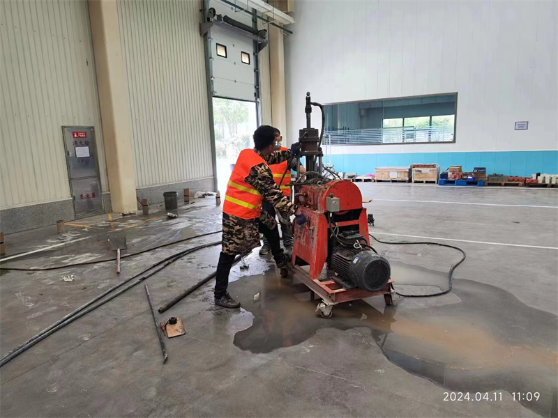 陕州厂房地面下沉塌陷注浆加固施工